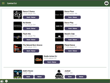 Tablet Screenshot of centraldj.com.br